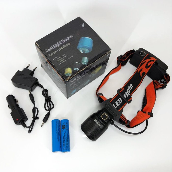 Ліхтар на голову діодний, Наголовний ліхтар, Ліхтар на голову для бігу з фіксацією голові VH-76