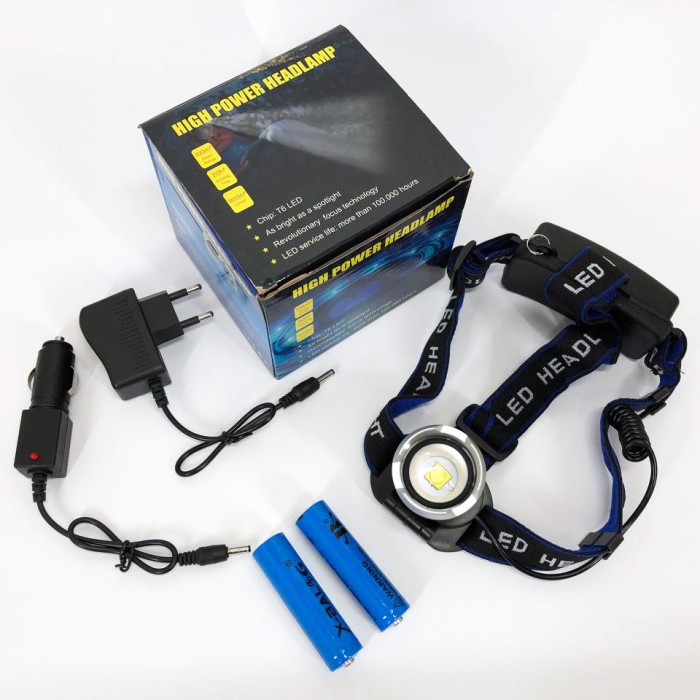 Водонепроникний ліхтарик, Налобний світлодіодний ліхтар для нічних прогулянок, Ліхтар на лоб потужний HU-97