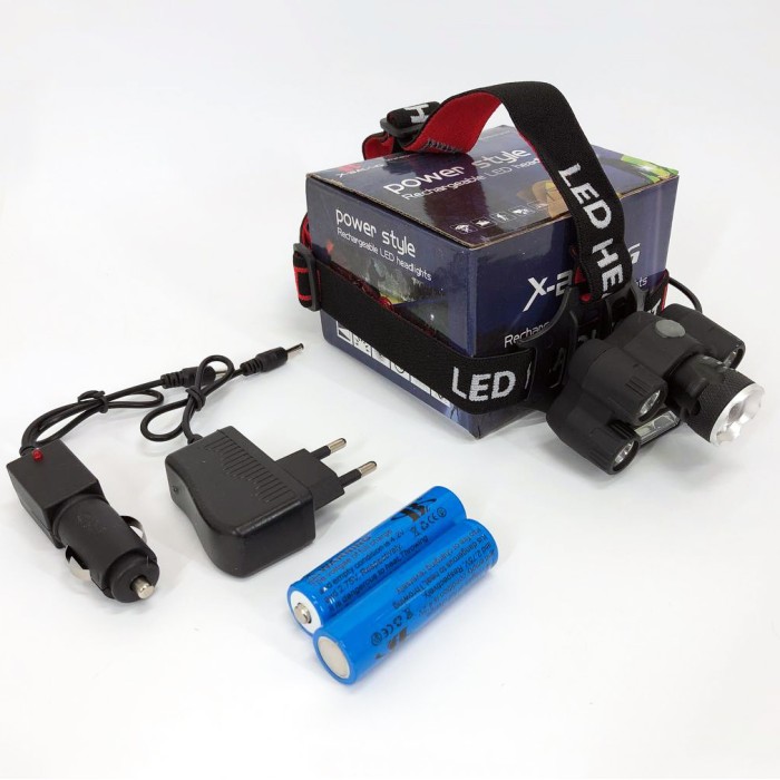 Головний ліхтар із зарядним пристроєм, Тактичний ліхтар для риболовлі Компактний налобний XI-96