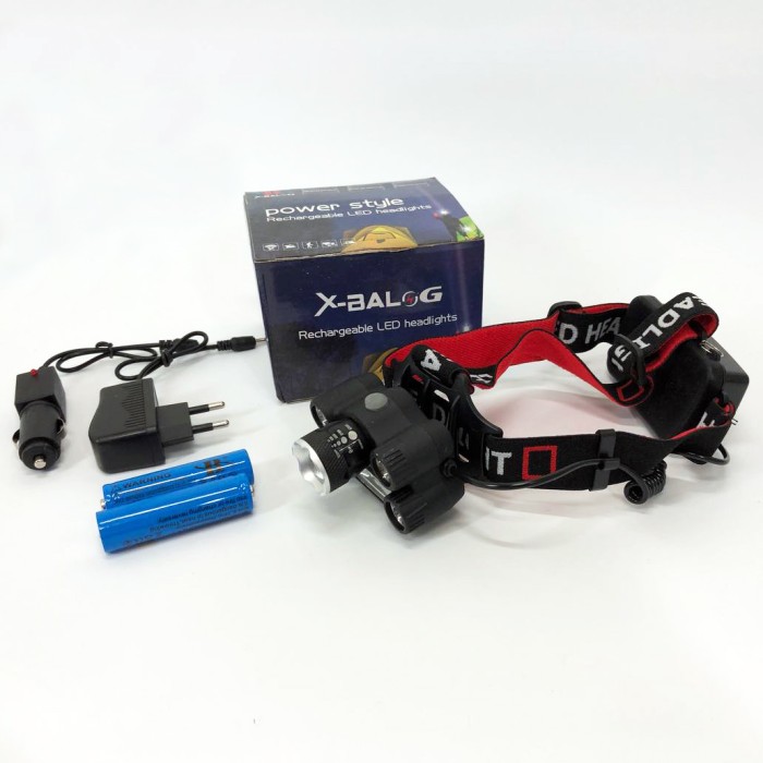 Головний ліхтар із зарядним пристроєм, Тактичний ліхтар для риболовлі Компактний налобний XI-96