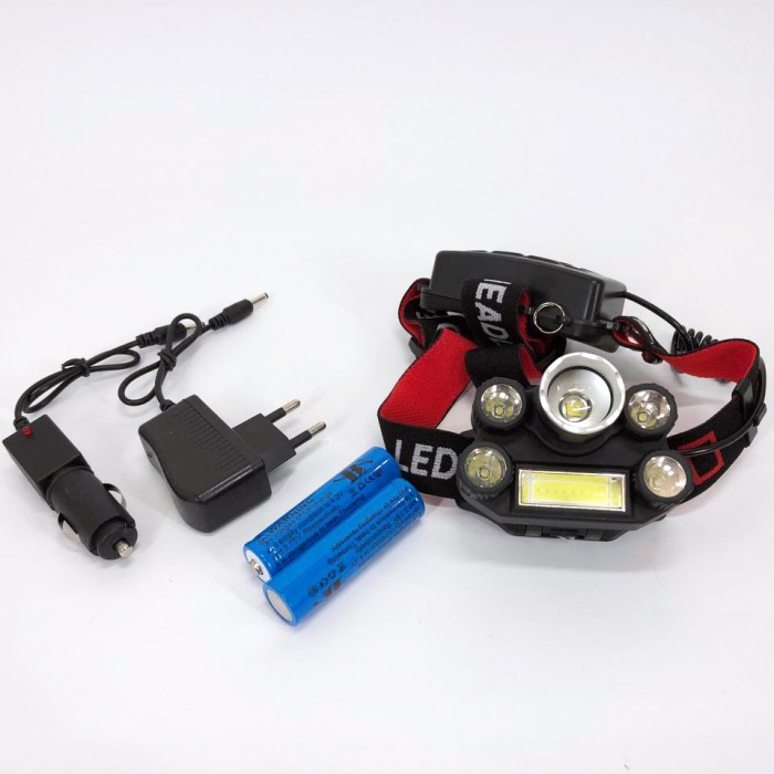 Головний ліхтар із зарядним пристроєм, Тактичний ліхтар для риболовлі Компактний налобний XI-96