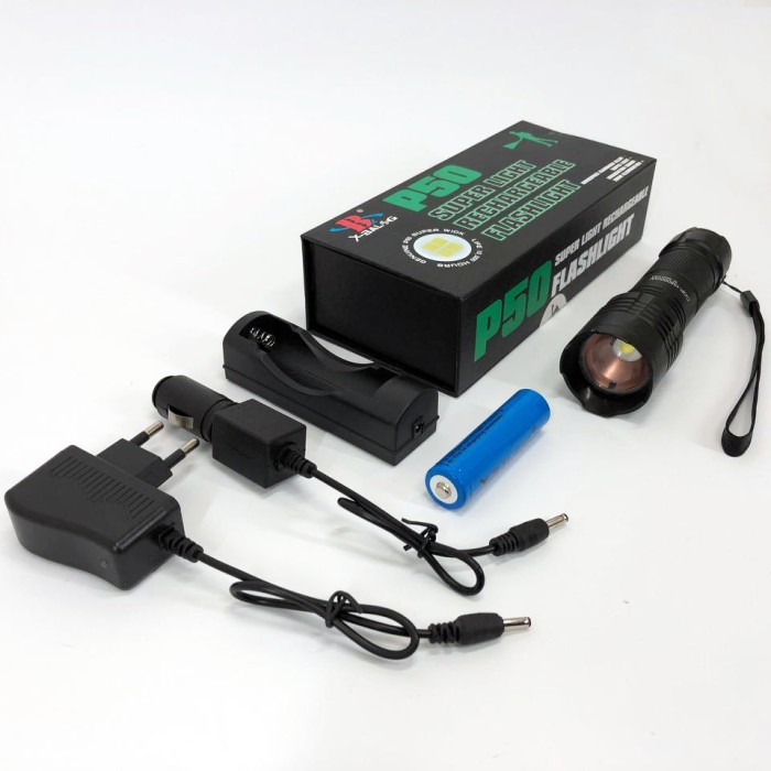 Ліхтар ручний металевий Bailong BL-8900-P50, Потужний ліхтар для риболовлі Алюмінієвий 18650 YL-55