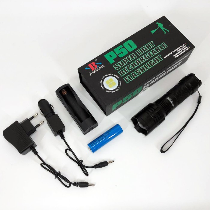 Ліхтар ручний металевий Bailong BL-8900-P50, Потужний ліхтар для риболовлі Алюмінієвий 18650 YL-55