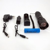 Ліхтарик військовий Bailong BL-8900-P50, Невеликий ручний ліхтар, Потужний ліхтар із можливістю зарядки SY-99