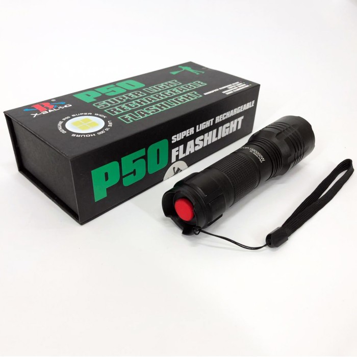 Ліхтарик військовий Bailong BL-8900-P50, Невеликий ручний ліхтар, Потужний ліхтар із можливістю зарядки SY-99