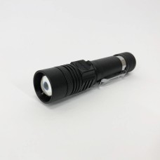 Тактичний ліхтар Bailong BL-518/8518-T6 3 режими роботи zoom з/в microUSB кейс, кишеньковий міні ліхтар