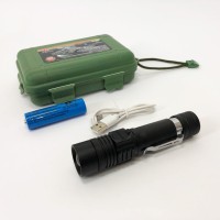 Яскравий тактичний ліхтарик Bailong BL-518-T6, Портативний ліхтар із функцією зарядки JW-15