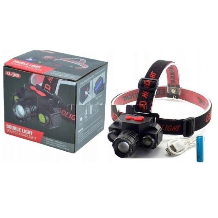 Потужний налобний LED ліхтар Bailong, Ліхтар на голову акумуляторний світлодіодний потужний VG-44