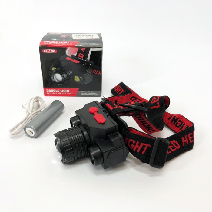 Потужний налобний LED ліхтар Bailong, Ліхтар на голову акумуляторний світлодіодний потужний VG-44