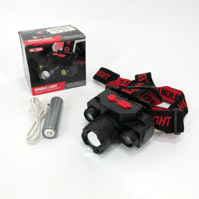 Потужний налобний LED ліхтар Bailong, Ліхтар на голову акумуляторний світлодіодний потужний VG-44