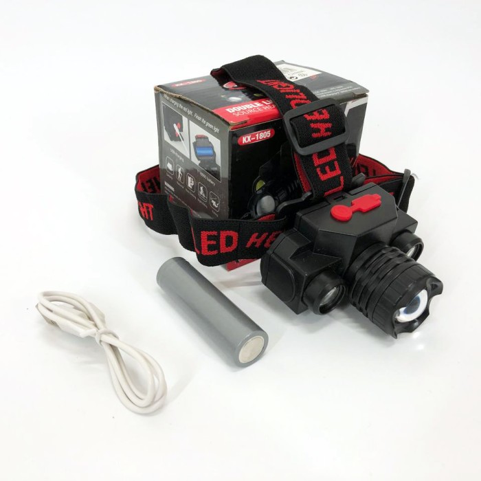 Професійний світлодіодний ліхтарик на голову Bailong BL-1805, Легкий налобний ліхтар для риболовлі AZ-53