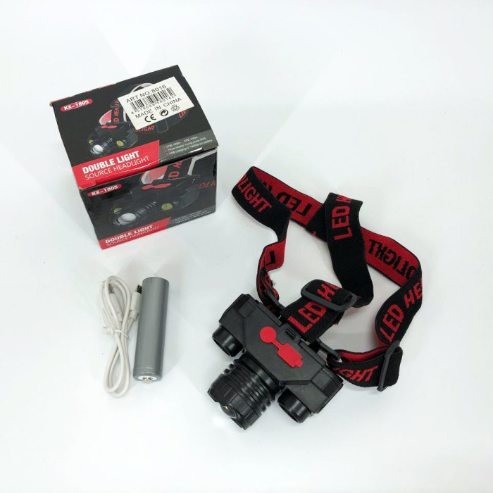 Професійний світлодіодний ліхтарик на голову Bailong BL-1805, Легкий налобний ліхтар для риболовлі AZ-53