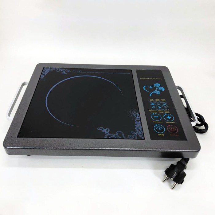 Маленька електроплита настільна Domotec MS-5842 2000 Вт, Плита побутова портативна AN-65