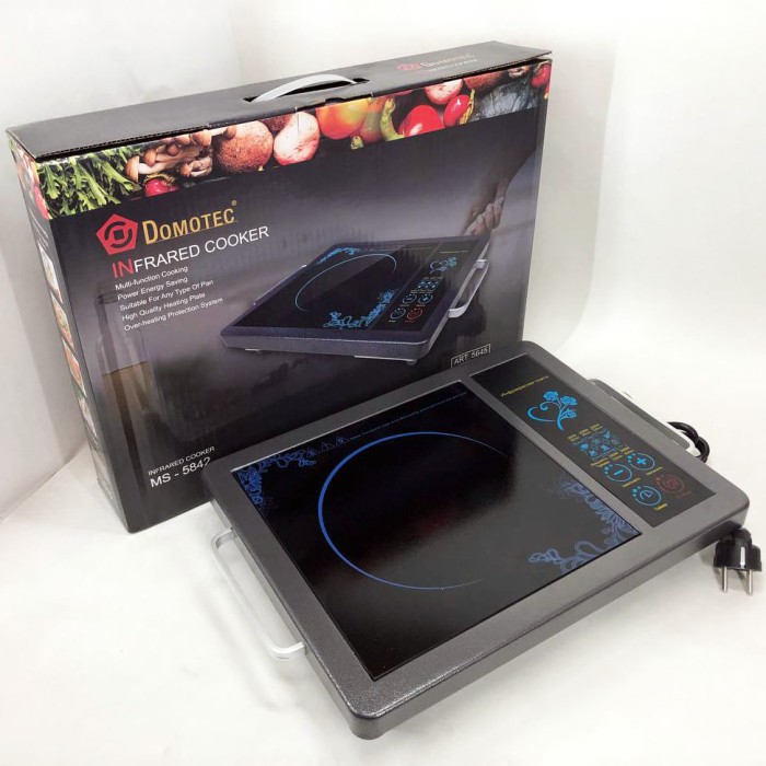 Потужна електроплита для дому Domotec MS-5842 2000 Вт, Настільні плити для дому, Міні електроплита KF-65