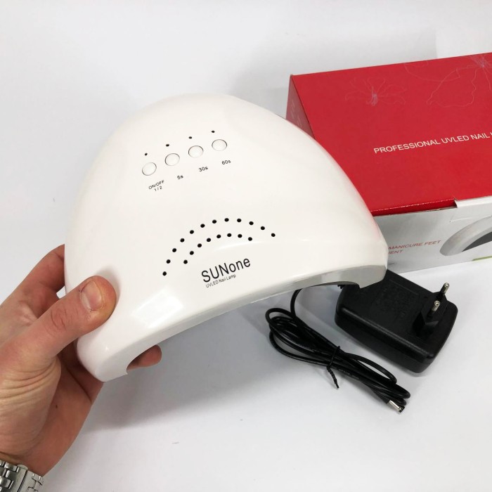 Лампа для манікюру сенсорна Sun one nail lamp FD77-1, Led лампа для ZF-659 сушіння гель-лаків