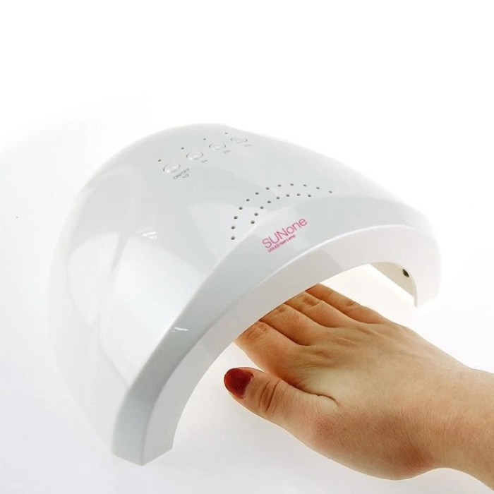 Лампа для манікюру сенсорна Sun one nail lamp FD77-1, Led лампа для ZF-659 сушіння гель-лаків