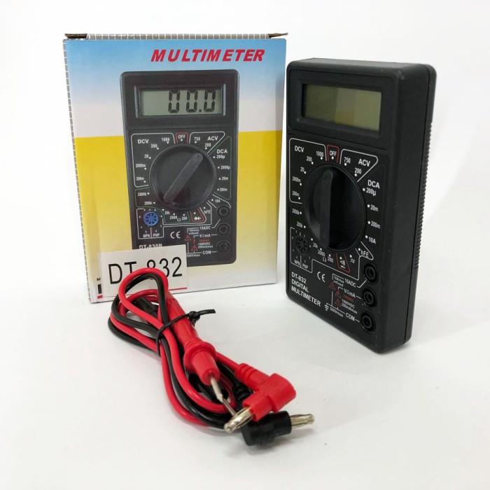 Мультиметр цифровий тестер Digital DT-832 зі звуковим дзвінком, тестер напруги цифровий
