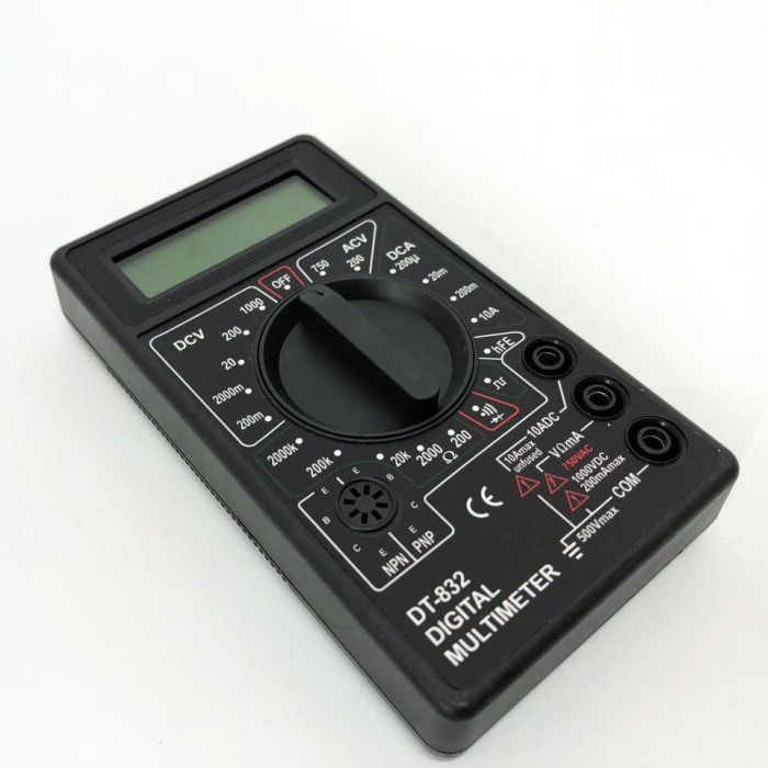 Тестер електричний мультиметр Digital DT-832, Точний автомобільний мультиметр, CP-327 Мультиметр ємність