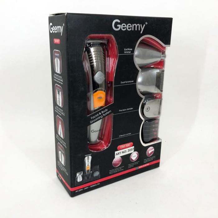 Перукарські машинки професійні Pro Gemei GM-580, Електрична машинка для стрижки, Машинка VK-128 волосся міцна