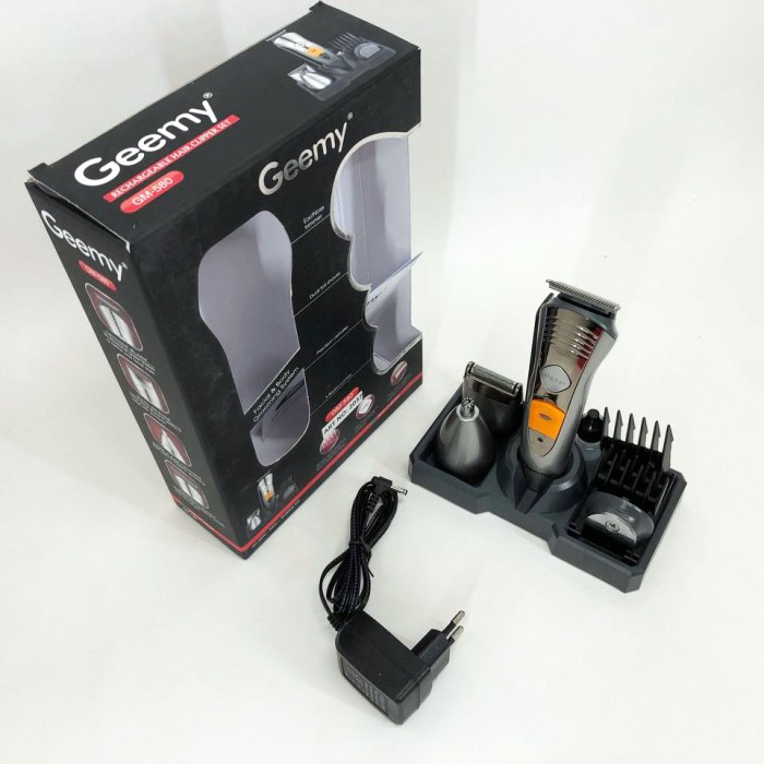 Стильна машинка для стрижки Pro Gemei GM-580, Машинка для підстригання стрижки хороша BF-72