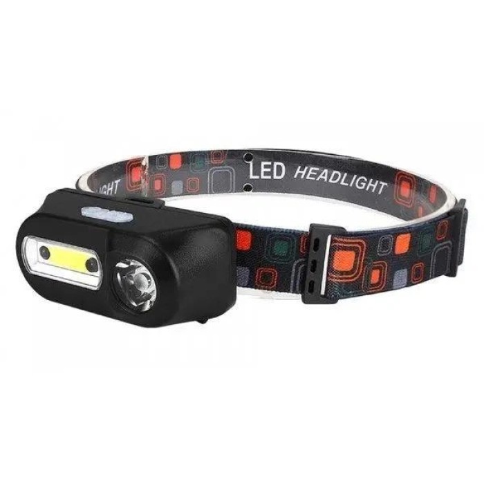 Головний ліхтар із зарядним пристроєм Bailong BL-1801A, Світлодіодний ліхтар для роботи на голові HI-75