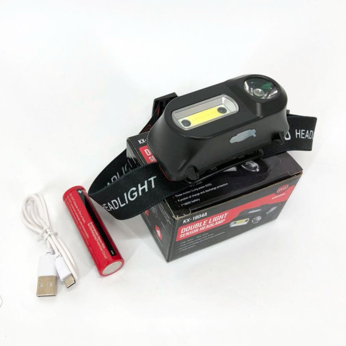 Головний ліхтар із зарядним пристроєм Bailong BL-1801A, Світлодіодний ліхтар для роботи на голові HI-75