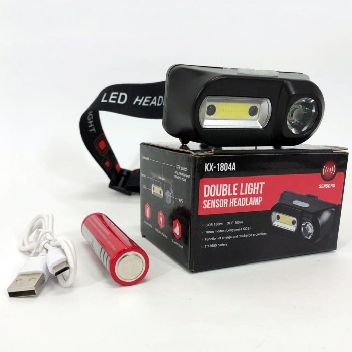 Тактичний налобний ліхтар на акумуляторі Bailong, Налобна лампа, Ліхтарик діодний налобний VS-53