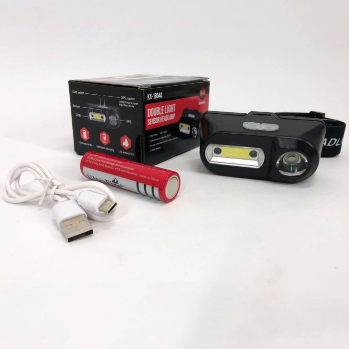 Тактичний налобний ліхтар на акумуляторі Bailong, Налобна лампа, Ліхтарик діодний налобний VS-53