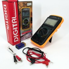 Мультиметр із хорошою точністю Digital DT-9208A, Електричний тестер напруги, Мультиметр електрика KU-31