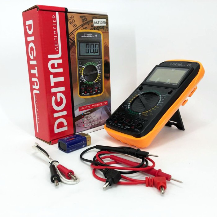 Мультиметр із хорошою точністю Digital DT-9208A, Електричний тестер напруги, Мультиметр електрика KU-31
