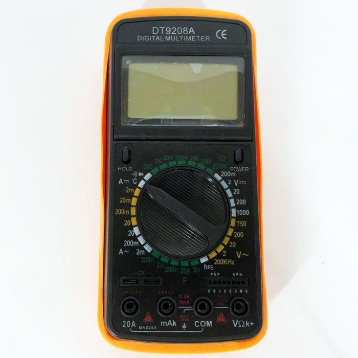 Мультиметр побутовий Digital DT-9208A, Мультиметр для дому, Мультиметр електрика, CV-576 Сучасний мультиметр