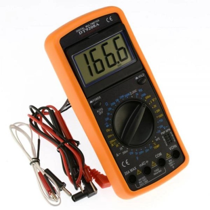 Професійний мультиметр Digital DT-9208A, Професійний тестер мультиметр цифровий електрика CI-10