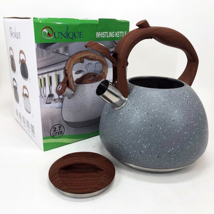 Чайник газовий емальований, Чайники емальовані для газової плити, Чайник для газової комфорки KW-49