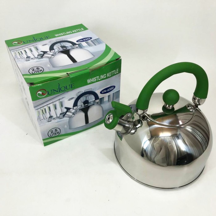 Хороший чайник зі свистком Unique, Чайник для приготування чаю зі свистком газовий красивий NH-74
