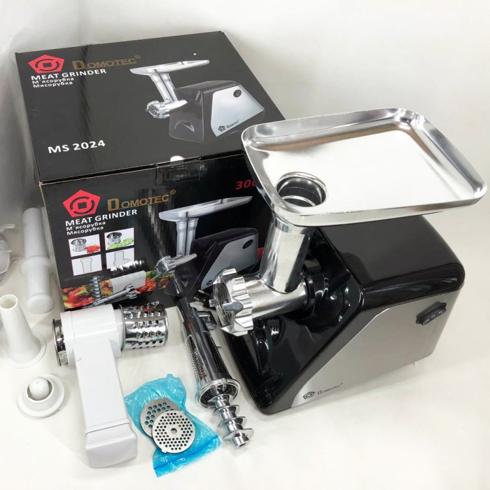 М'ясорубка металева DOMOTEC, Кухонна м'ясорубка з реверсом 'для професійної кухні AW-92