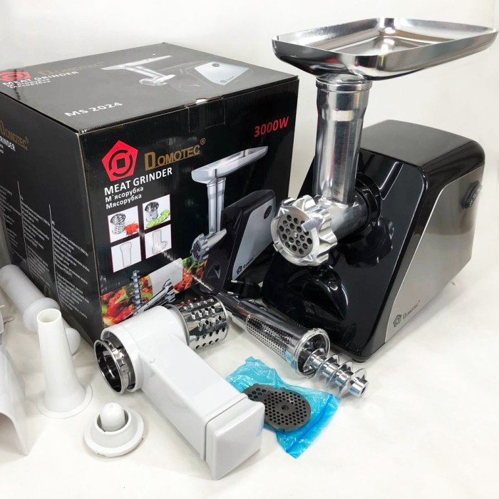 М'ясорубка металева DOMOTEC, Кухонна м'ясорубка з реверсом 'для професійної кухні AW-92