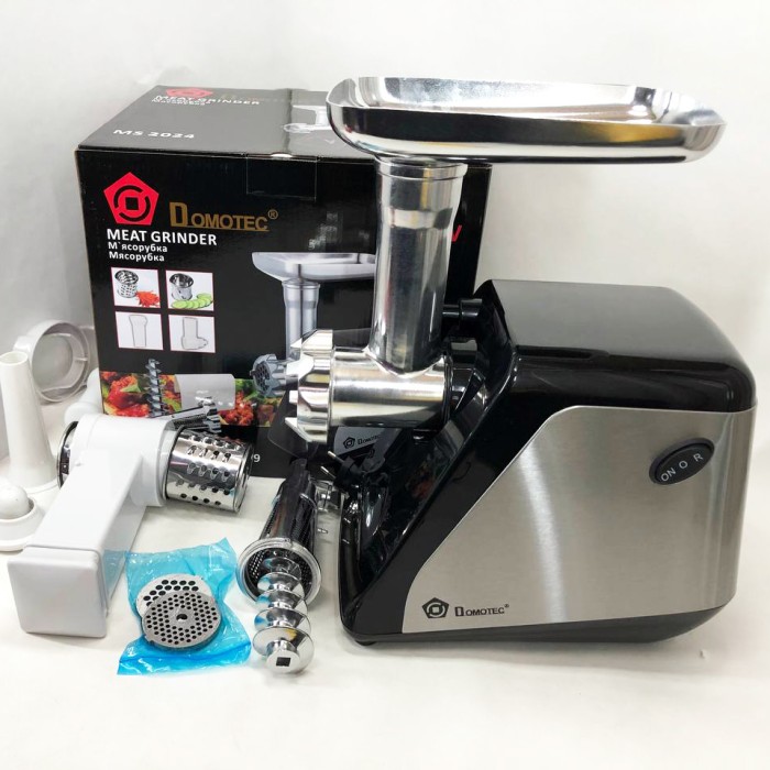 М'ясорубка металева DOMOTEC, Кухонна м'ясорубка з реверсом 'для професійної кухні AW-92
