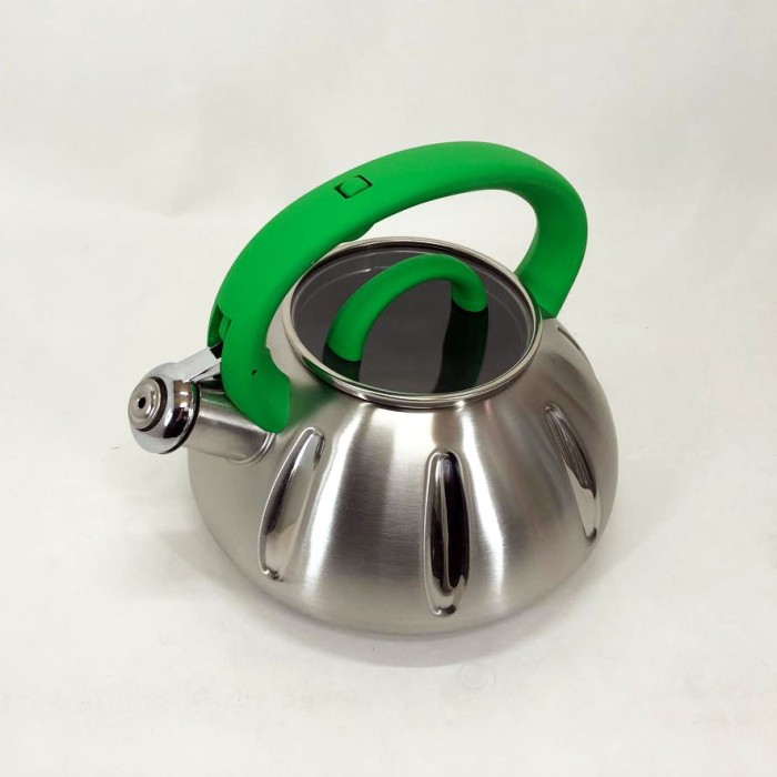 Чайник металевий зі свистком Unique, Чайник на плиту для кухні Кухонний газовий CE-60