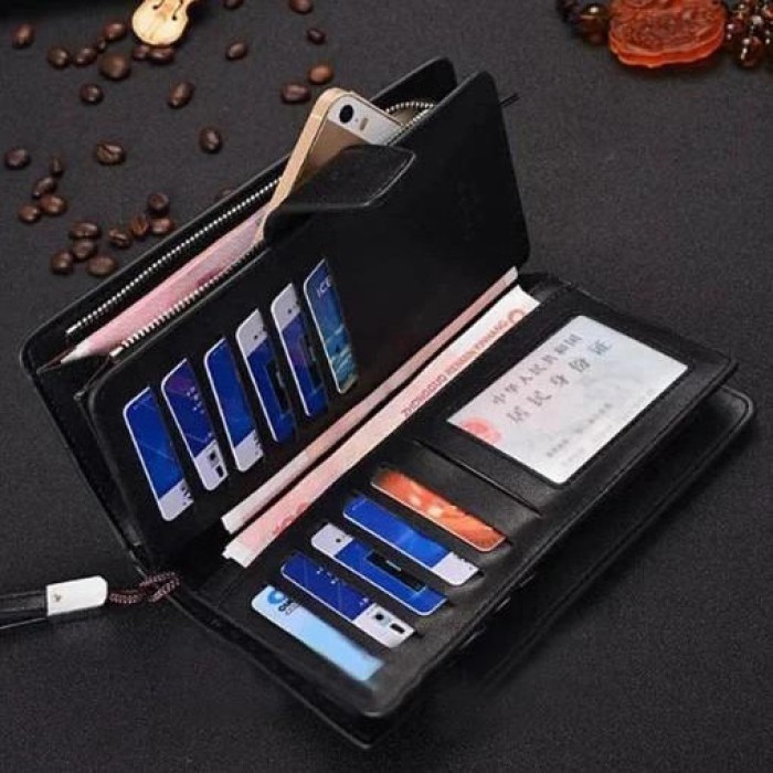 Гаманець для кредиток, Гаманець кишеньковий горизонтальний чоловічий для візиток IZ-12