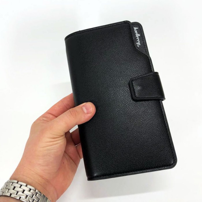 Портмоне вертикальні натуральна шкіра Baellerry, гаманець натуральний, Чоловічі гаманці брендові HL-35