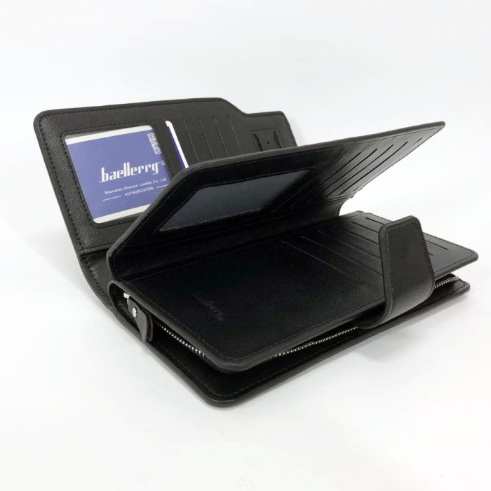 Портмоне вертикальні натуральна шкіра Baellerry, гаманець натуральний, Чоловічі гаманці брендові HL-35