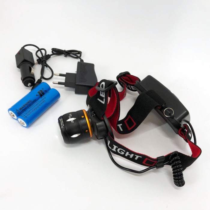 Налобний ліхтар для монтажних робіт Bailong BL-T06B-P90, Налобний акумуляторний ліхтар на голову EM-74