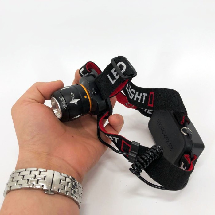 Налобний світильник для роботи в темряві, Налобна лампа, Ліхтарик побутовий налобний EM-39