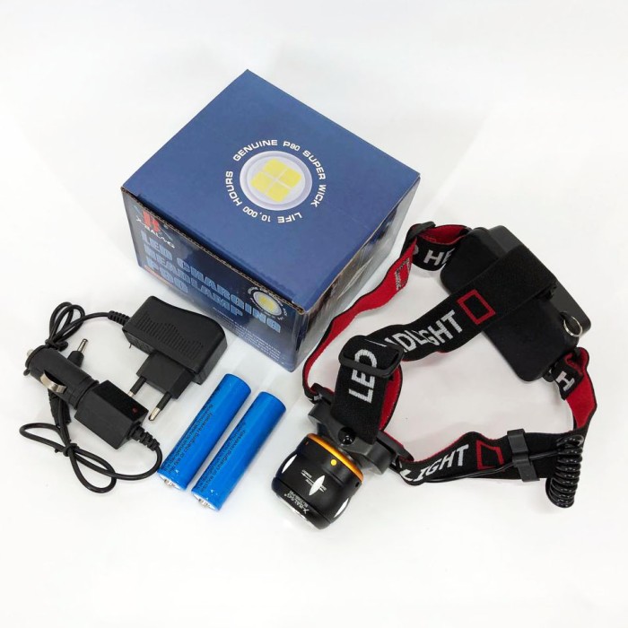 Налобний світильник для роботи в темряві, Налобна лампа, Ліхтарик побутовий налобний EM-39