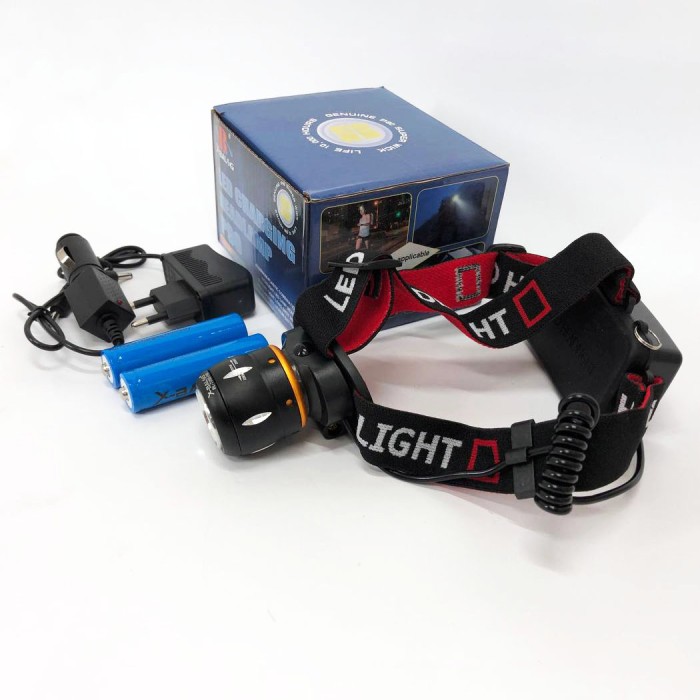 Потужний ліхтар для нічної риболовлі Bailong, Налобний ліхтар для монтажних робіт QB-54