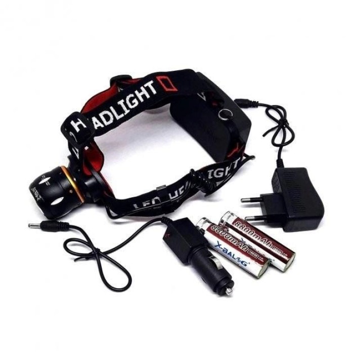 Потужний ліхтар для нічної риболовлі Bailong, Налобний ліхтар для монтажних робіт QB-54