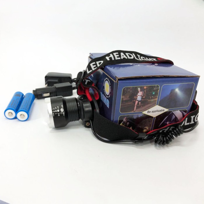 Головний ліхтар із зарядним пристроєм X-Balog BL-T07B-P90, Потужний акумуляторний ліхтар для риболовлі XE-76