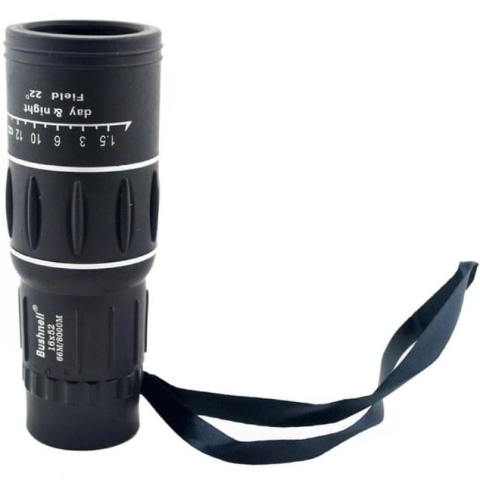 Монокуляр Bushnell 16x52 PowerView монокль, Бушнел, підзорна труба HU-363 з чохлом