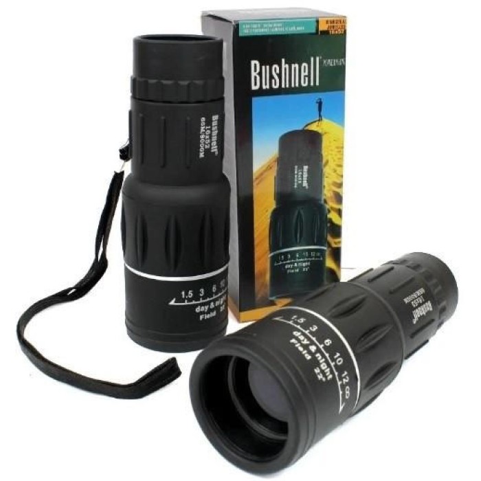Монокуляр Bushnell 16x52 PowerView монокль, Бушнел, підзорна труба з чохлом KD-24