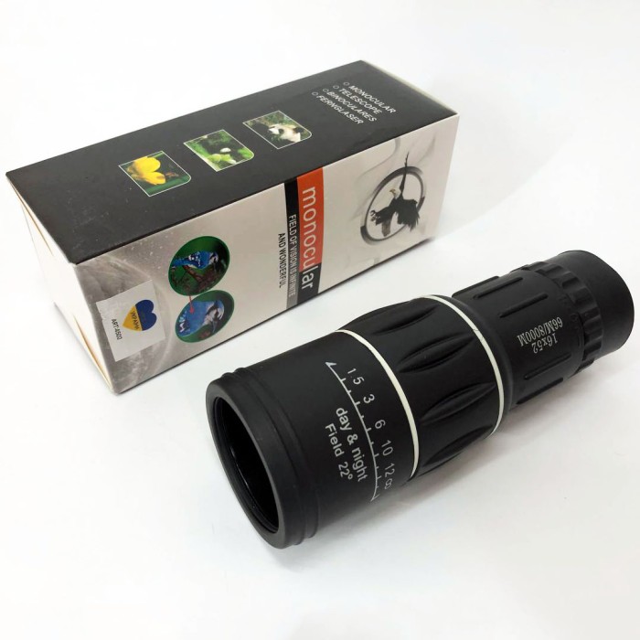 Монокуляр Bushnell 16x52 PowerView монокль, Бушнел, підзорна труба з чохлом PD-42